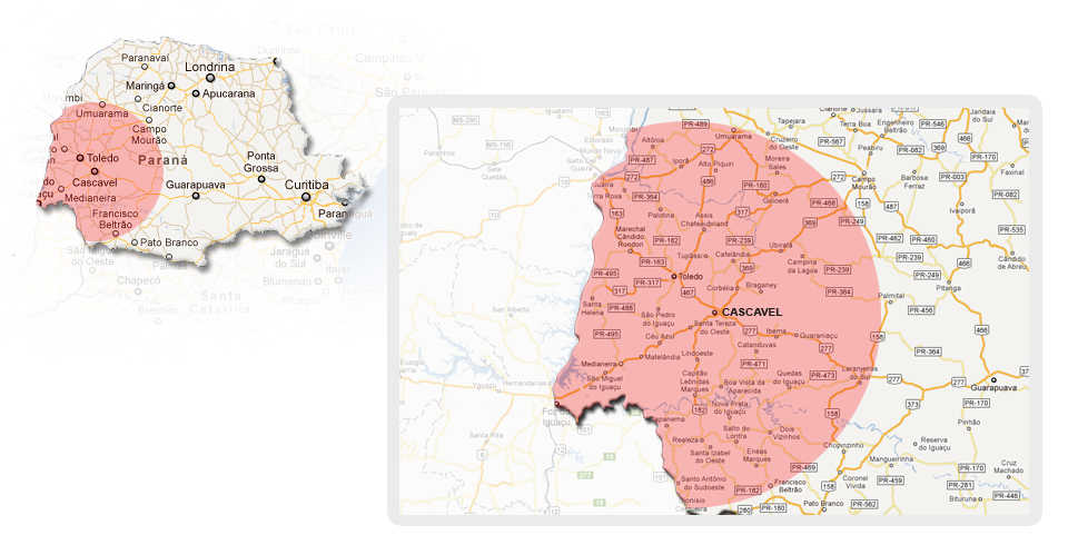 Mapa Paraná Mapa Paraná